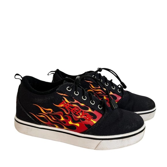 Heelys Shoes Heelys Skate Shoes Pro 2 Prints Black Flame Youth Size